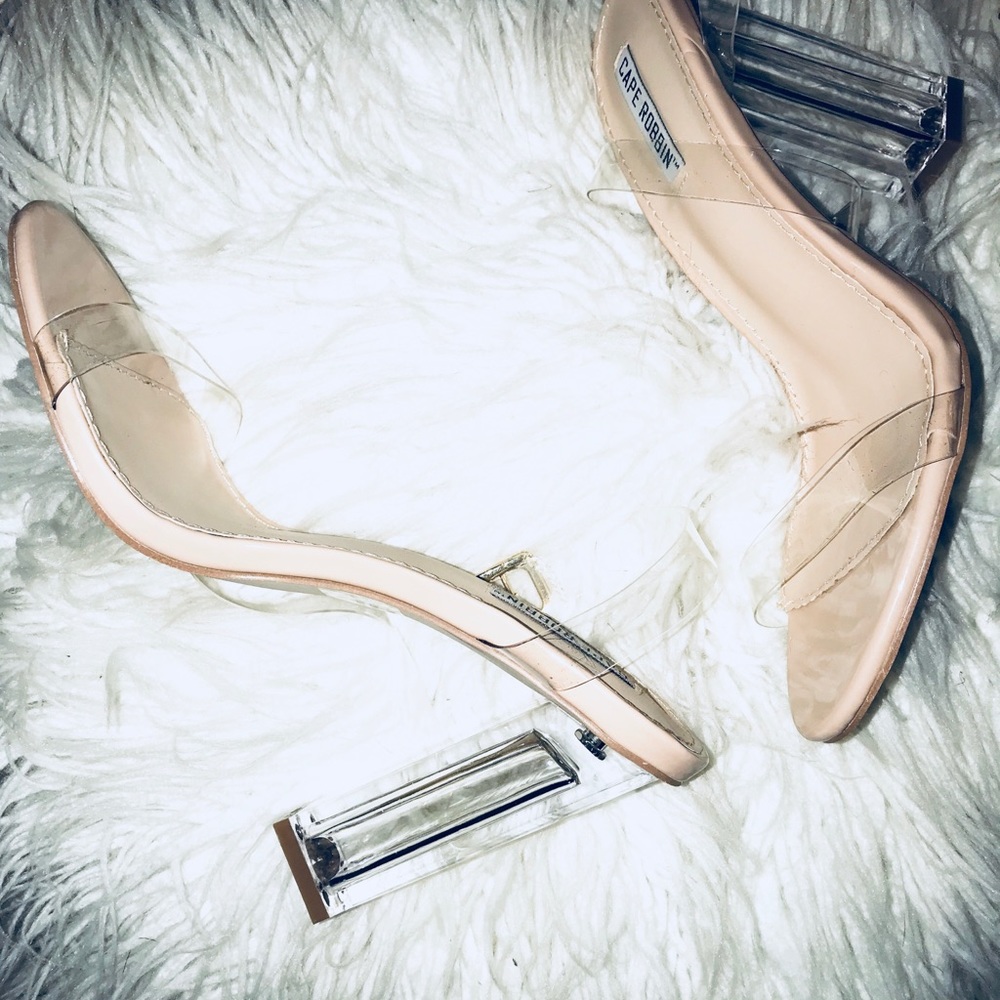 Transparent Nude Heels